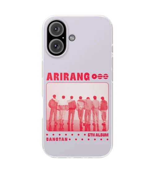 BTS Phone Case with colorful designs related to the group's comeback