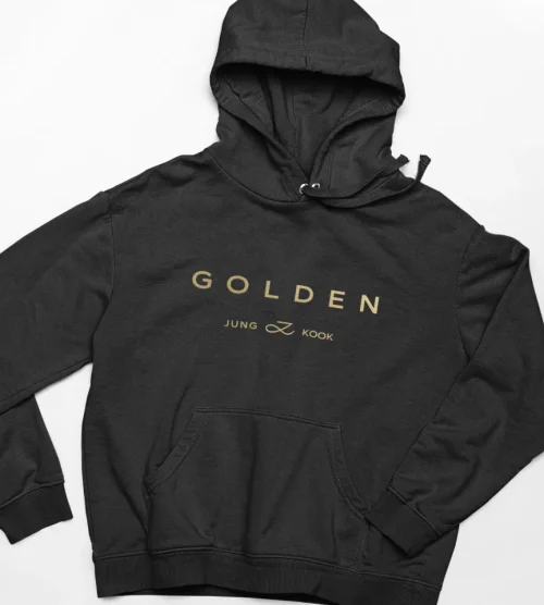 BTS Jungkook Golden Hoodie