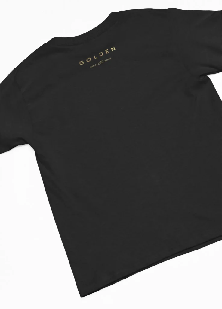 bts jungkook golden t-shirt
