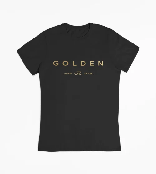 BTS Jungkook Golden T-Shirt