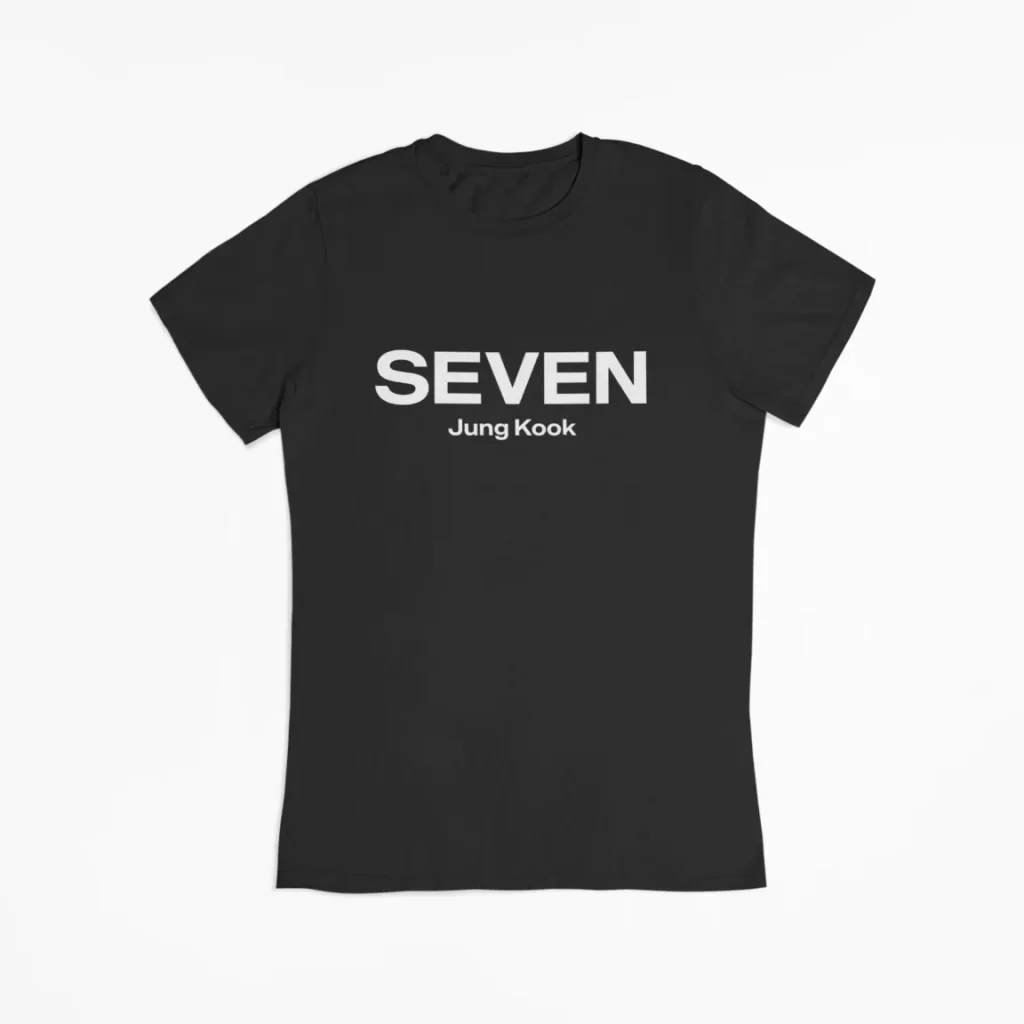 bts jungkook seven t-shirt