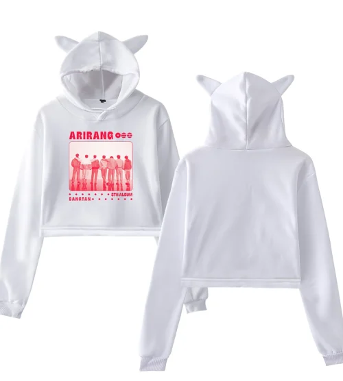 BTS Arirang 6th Album Cropped Hoodie