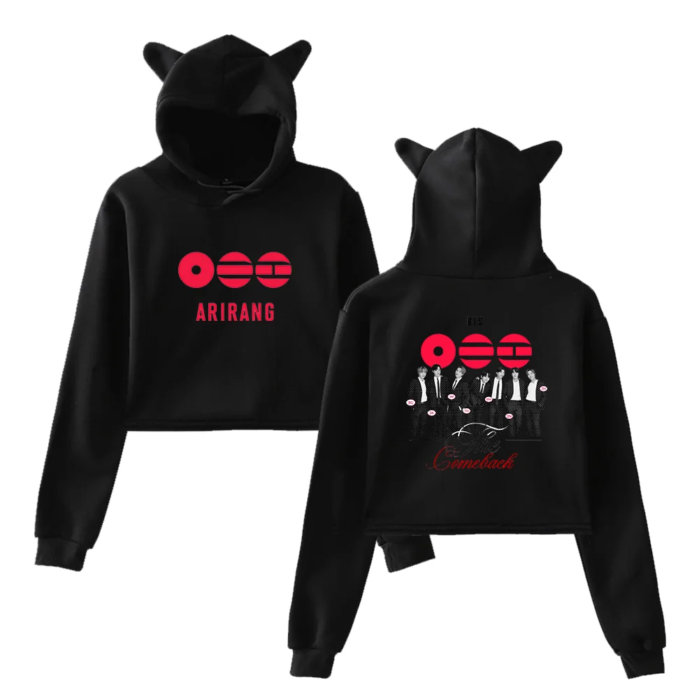 BTS The Comeback Cropped Hoodie - Image 2