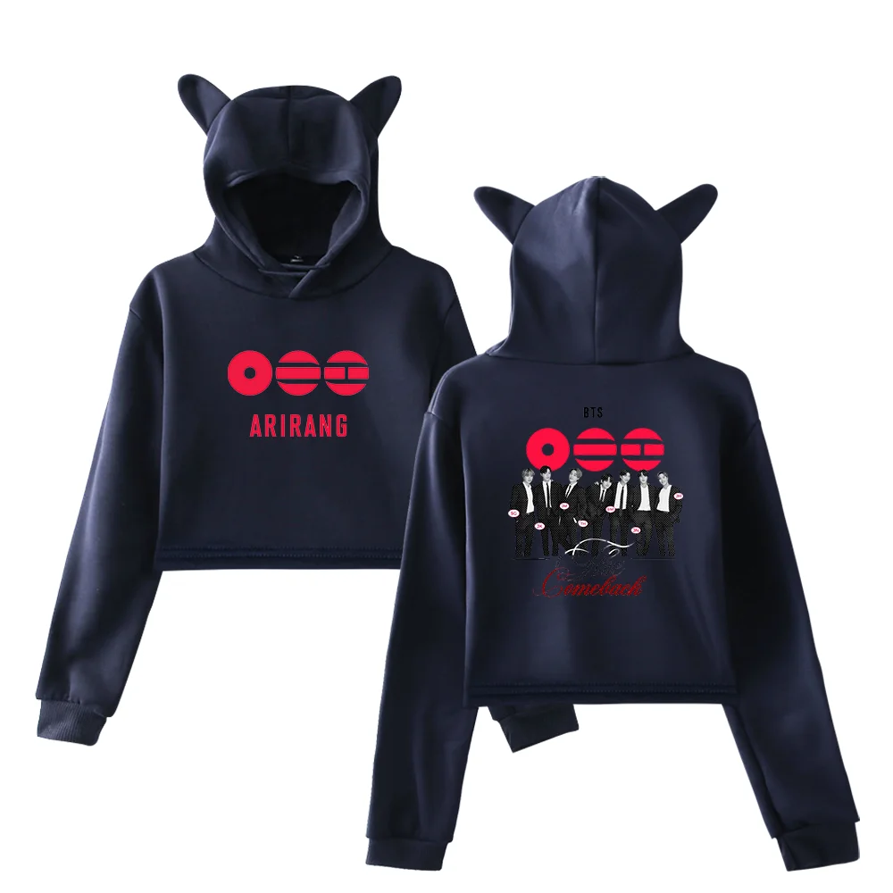 BTS The Comeback Cropped Hoodie - Image 4