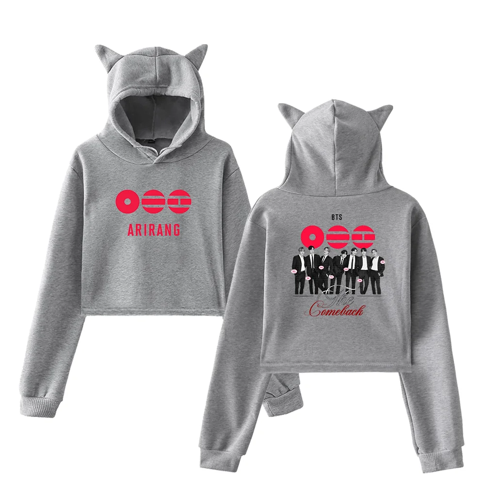 BTS The Comeback Cropped Hoodie