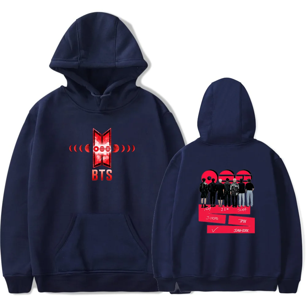 BTS Wings Logo Back-View Group Hoodie - Image 4