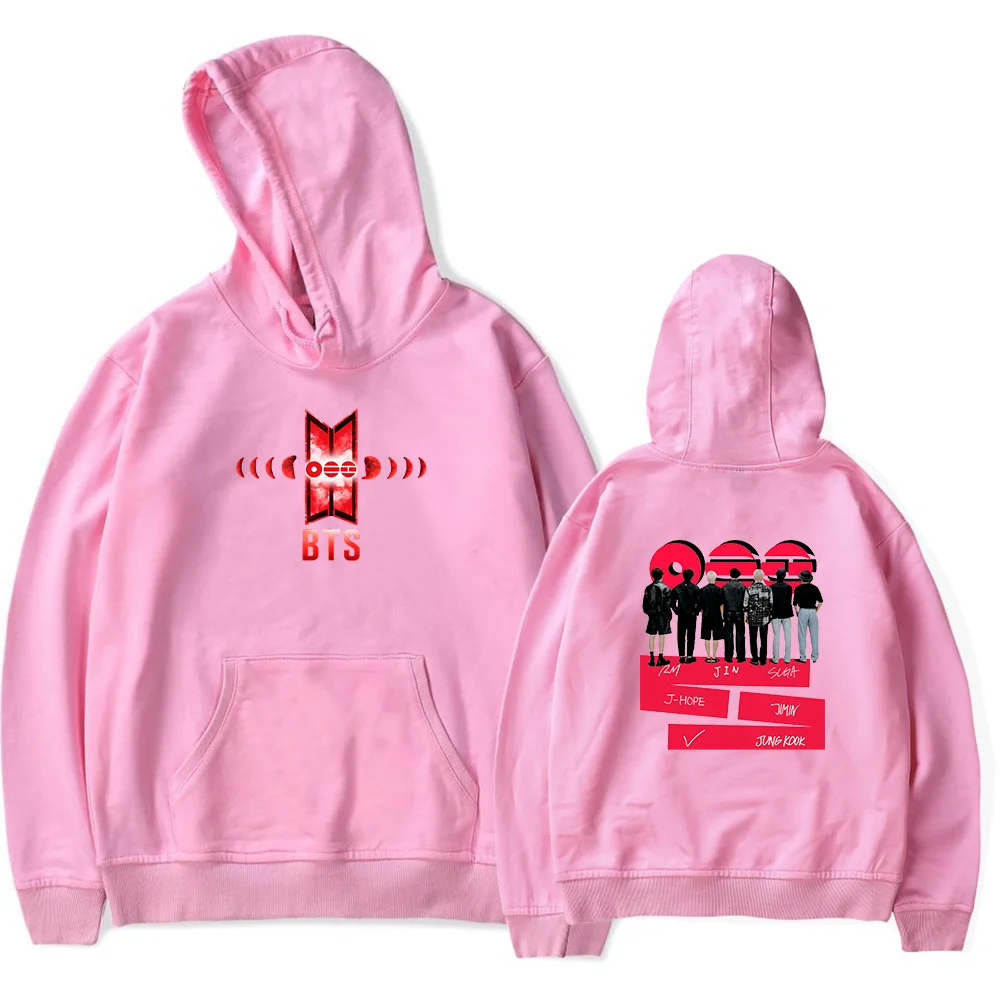 BTS Wings Logo Back-View Group Hoodie - Image 5