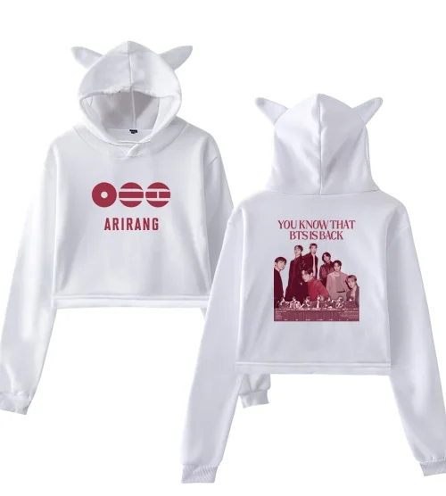 BTS You Know That BTS Is Back Cropped Hoodie