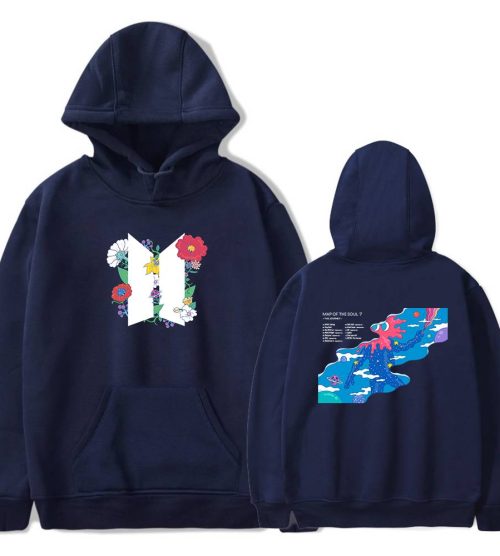 BTS Floral Logo MOTS7 Hoodie