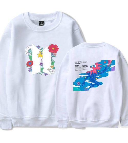 BTS Floral Logo MOTS7 Sweatshirt