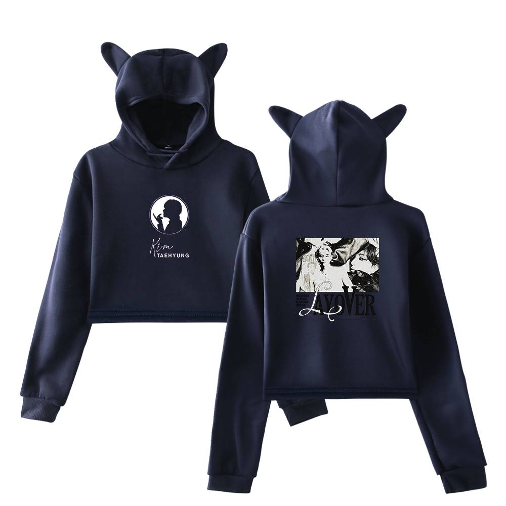 BTS Layover Portrait Cropped Hoodie - Image 4