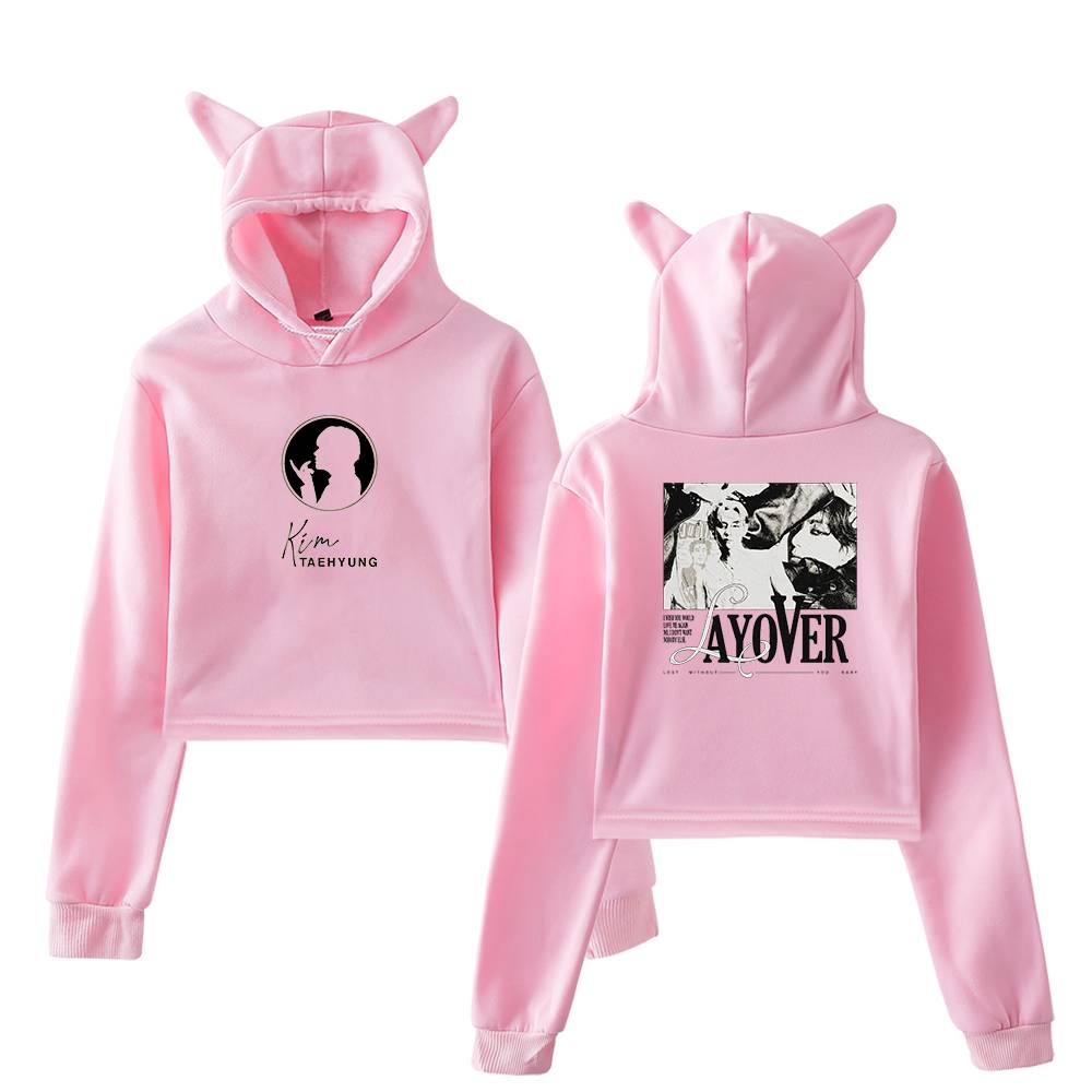BTS Layover Portrait Cropped Hoodie - Image 5